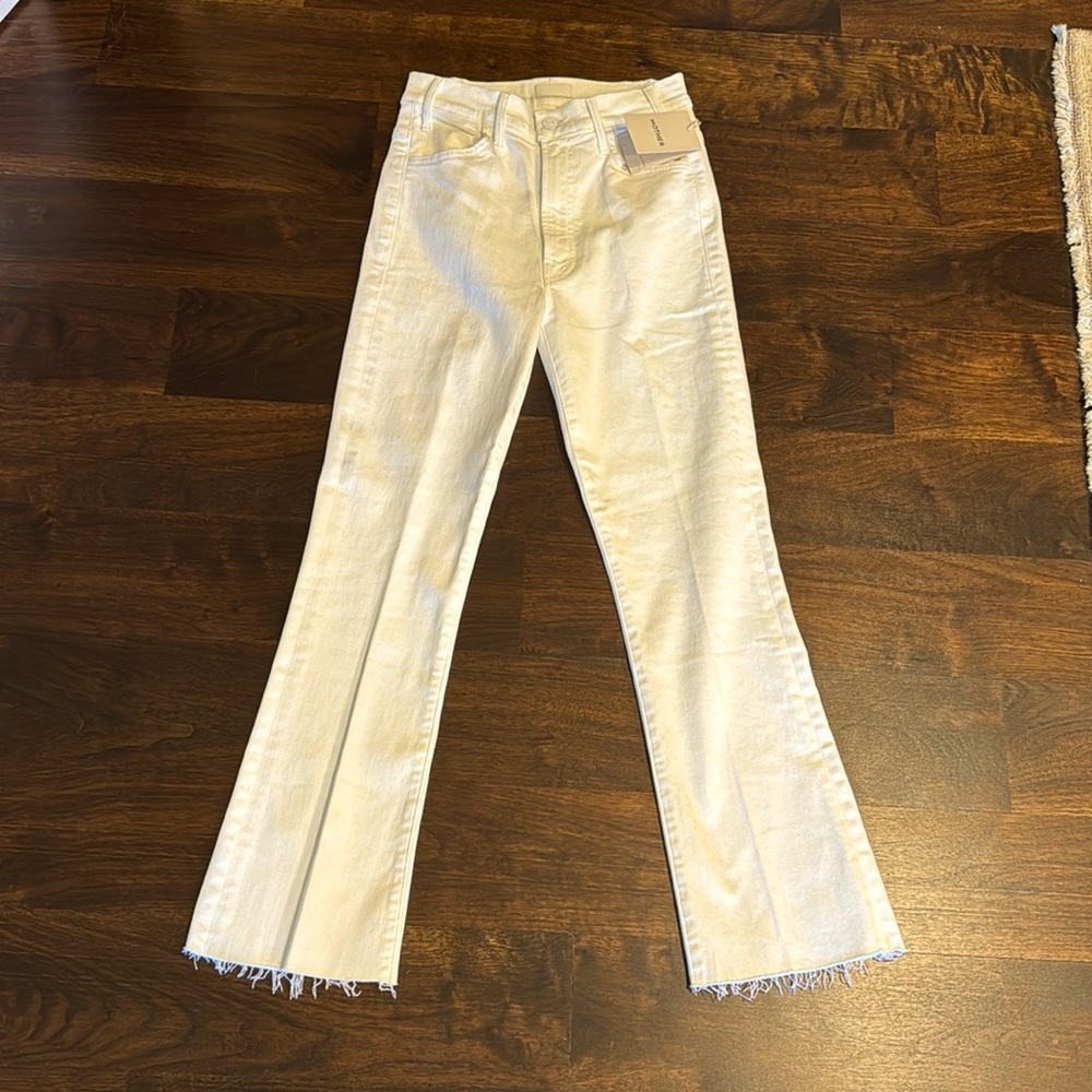Mother Jeans! New with tags; The Hustler ankle fray size 26